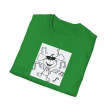 Load image into Gallery viewer, Dancing dog Unisex T-Shirt by B E-Z