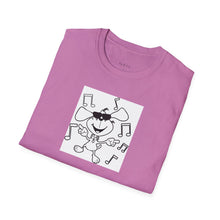Load image into Gallery viewer, Dancing dog Unisex T-Shirt by B E-Z
