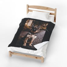 Load image into Gallery viewer, German Shepherd Velveteen Plush Blanket