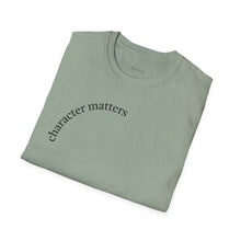Load image into Gallery viewer, character matters Unisex T-Shirt by B E-Z