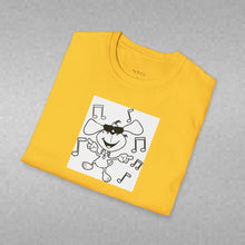 Load image into Gallery viewer, Dancing dog Unisex T-Shirt by B E-Z