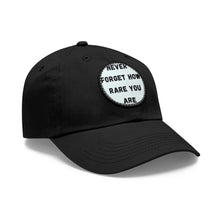 Load image into Gallery viewer, Never Forget How... Dad Hat with Leather Patch (Round)
