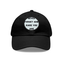 Load image into Gallery viewer, Never Forget How... Dad Hat with Leather Patch (Round)