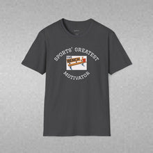 Load image into Gallery viewer, Sports' Greatest Motivator- Laziness (see back) Unisex T-Shirt by B E-Z
