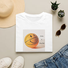 Load image into Gallery viewer, Smile & Play Ball - Unisex Softstyle T-Shirt / 6 colors available