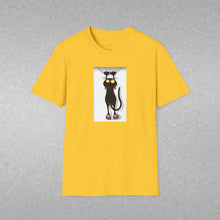 Load image into Gallery viewer, Dangling cat Unisex T-Shirt by B E-Z