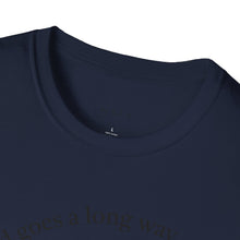 Load image into Gallery viewer, peace of mind goes a long way Unisex T-Shirt by B E-Z