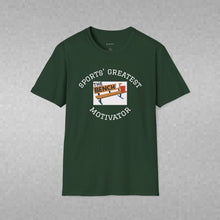 Load image into Gallery viewer, Sports' Greatest Motivator- Laziness (see back) Unisex T-Shirt by B E-Z