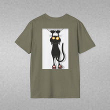 Load image into Gallery viewer, Dangling cat Unisex T-Shirt by B E-Z