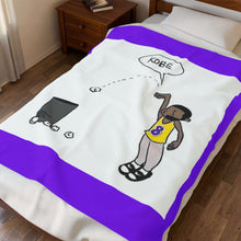 Load image into Gallery viewer, Kobe! Velveteen Plush Blanket