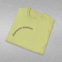 Load image into Gallery viewer, character matters Unisex T-Shirt by B E-Z