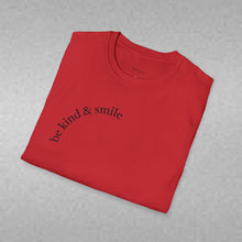 Load image into Gallery viewer, be kind & smile Unisex T-Shirt by B E-Z