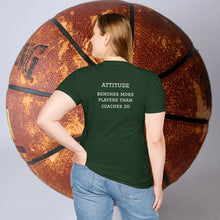 Load image into Gallery viewer, Sports Greatest Motivator- Attitude (see back) Unisex T-Shirt by B E-Z
