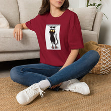 Load image into Gallery viewer, Dangling cat Unisex T-Shirt by B E-Z
