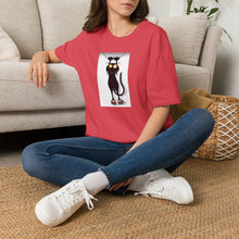 Load image into Gallery viewer, Dangling cat Unisex T-Shirt by B E-Z
