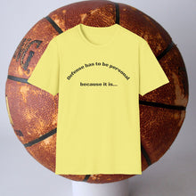 Load image into Gallery viewer, Defense has to be Personal Unisex T-Shirt by B E-Z
