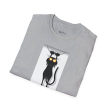 Load image into Gallery viewer, Dangling cat Unisex T-Shirt by B E-Z
