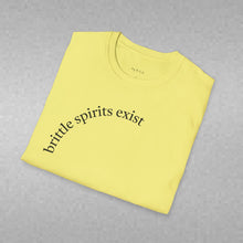 Load image into Gallery viewer, brittle spirits exist Unisex T-Shirt by B E-Z
