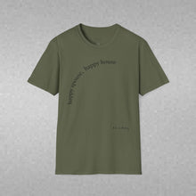 Load image into Gallery viewer, happy spouse, happy house Unisex T-Shirt by B E-Z

