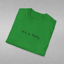 Load image into Gallery viewer, When Black Ink Met White Empty Pages (Back of Shirt) Unisex T-Shirt by B E-Z - It's A Thing
