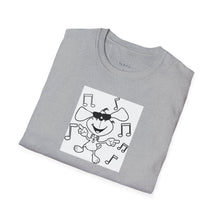 Load image into Gallery viewer, Dancing dog Unisex T-Shirt by B E-Z
