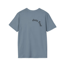 Load image into Gallery viewer, Shots fired Unisex T-Shirt by B E-Z
