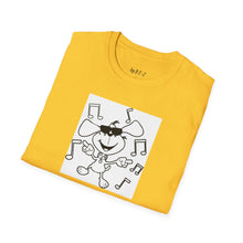 Load image into Gallery viewer, Dancing dog Unisex T-Shirt by B E-Z
