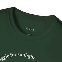 Load image into Gallery viewer, even plants struggle for sunlight Unisex T-Shirt by B E-Z
