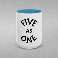 Load image into Gallery viewer, FIVE AS ONE Coffee Mug (15oz)
