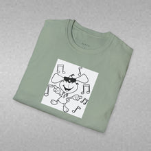 Load image into Gallery viewer, Dancing dog Unisex T-Shirt by B E-Z
