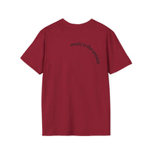 Load image into Gallery viewer, Music is the answer Unisex T-Shirt by B E-Z

