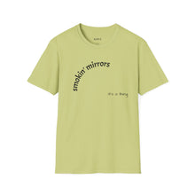 Load image into Gallery viewer, smokin&#39; mirrors Unisex T-Shirt by B E-Z
