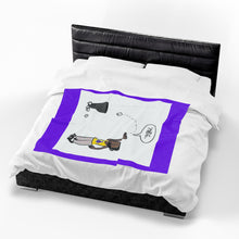 Load image into Gallery viewer, Kobe! Velveteen Plush Blanket
