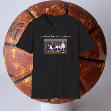 Load image into Gallery viewer, positive bench culture Unisex T-Shirt by B E-Z
