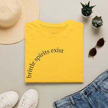 Load image into Gallery viewer, brittle spirits exist Unisex T-Shirt by B E-Z
