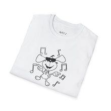 Load image into Gallery viewer, Dancing dog Unisex T-Shirt by B E-Z
