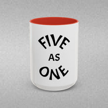 Load image into Gallery viewer, FIVE AS ONE Coffee Mug (15oz)

