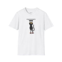 Load image into Gallery viewer, Dangling cat Unisex T-Shirt by B E-Z
