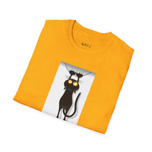 Load image into Gallery viewer, Dangling cat Unisex T-Shirt by B E-Z
