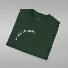 Load image into Gallery viewer, be kind &amp; smile Unisex T-Shirt by B E-Z

