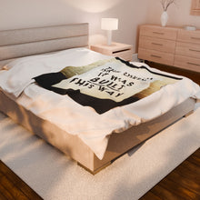 Load image into Gallery viewer, Broken System Velveteen Plush Blanket
