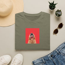 Load image into Gallery viewer, Doggie kiss Unisex T-Shirt by B E-Z
