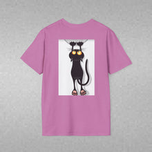 Load image into Gallery viewer, Dangling cat Unisex T-Shirt by B E-Z
