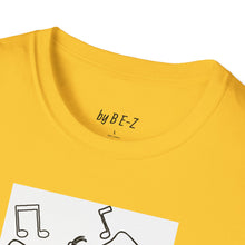 Load image into Gallery viewer, Dancing dog Unisex T-Shirt by B E-Z
