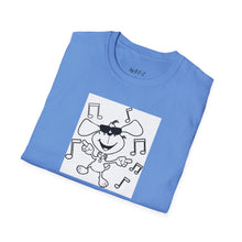 Load image into Gallery viewer, Dancing dog Unisex T-Shirt by B E-Z
