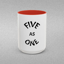Load image into Gallery viewer, FIVE AS ONE Coffee Mug (15oz)
