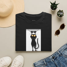 Load image into Gallery viewer, Dangling cat Unisex T-Shirt by B E-Z
