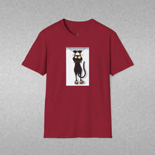 Load image into Gallery viewer, Dangling cat Unisex T-Shirt by B E-Z
