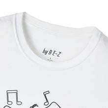 Load image into Gallery viewer, Dancing dog Unisex T-Shirt by B E-Z

