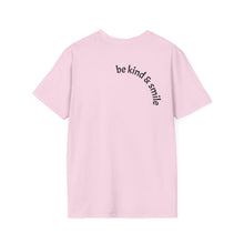 Load image into Gallery viewer, be kind &amp; smile Unisex T-Shirt by B E-Z
